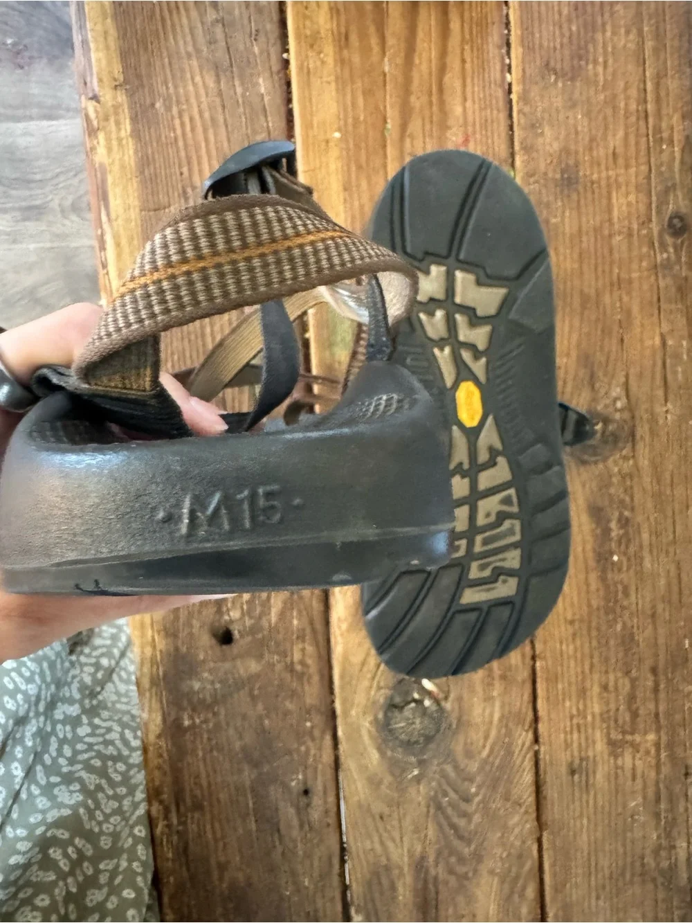 Men’s Yellow and Brown Chacos